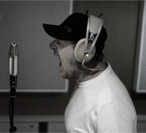 Photo de Christophe Jeannin Reuillard en cours de tournage pour un clip